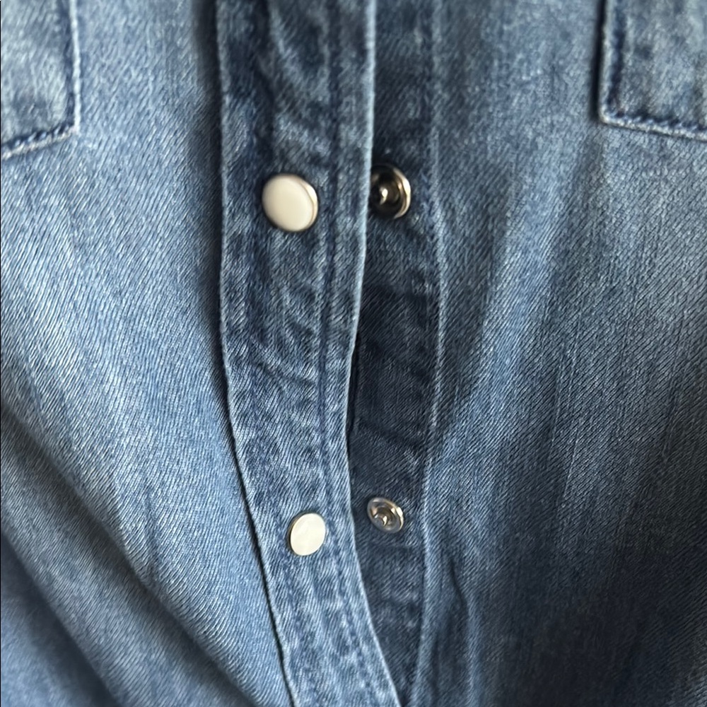 Lola River Denim Button-Up Shirt - Picture 4 of 6